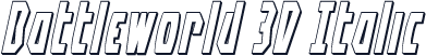 Battleworld 3D Italic