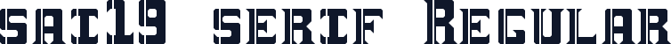 sai19 serif Regular
