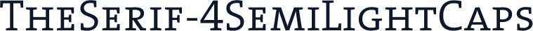 TheSerif-4SemiLightCaps