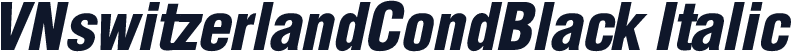 VNswitzerlandCondBlack Italic
