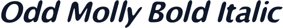 Odd Molly Bold Italic