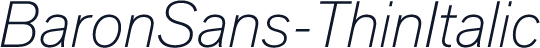 BaronSans-ThinItalic