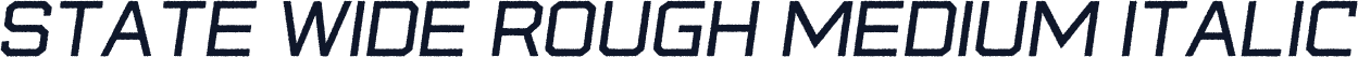 State Wide Rough Medium Italic