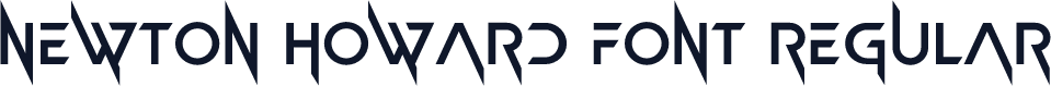Newton Howard Font Regular