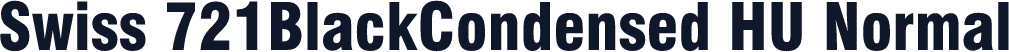 Swiss 721BlackCondensed HU Normal