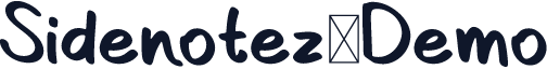 Sidenotez-Demo