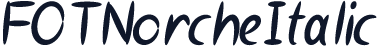 FOTNorcheItalic