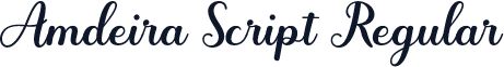 Amdeira Script Regular