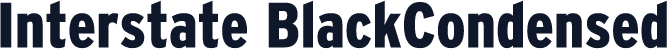 Interstate BlackCondensed