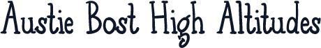 Austie Bost High Altitudes