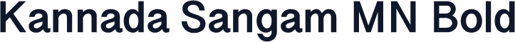 Kannada Sangam MN Bold