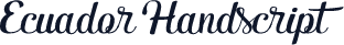 Ecuador Handscript