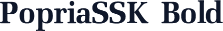 PopriaSSK Bold