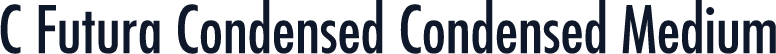C Futura Condensed Condensed Medium