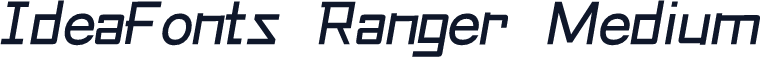 IdeaFonts Ranger Medium