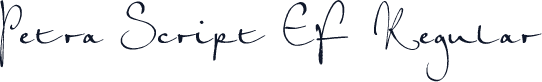 Petra Script EF  Regular