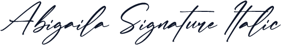 Abigaila Signature Italic