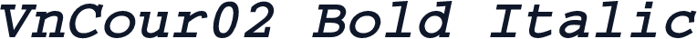 VnCour02 Bold Italic