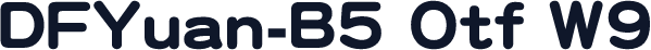 DFYuan-B5 Otf W9