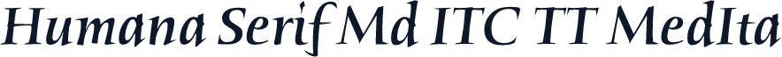 Humana Serif Md ITC TT MedIta