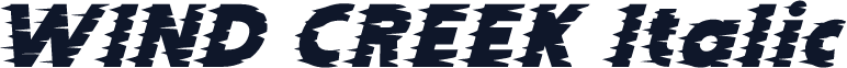 WIND CREEK Italic