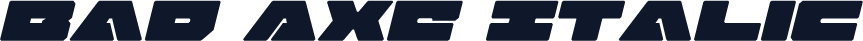Bad Axe Italic