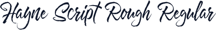 Hayne Script Rough Regular