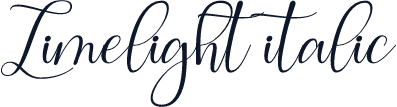 Limelight italic