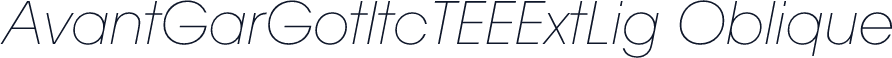 AvantGarGotItcTEEExtLig Oblique