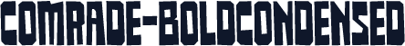 Comrade-BoldCondensed