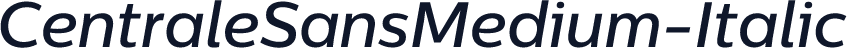 CentraleSansMedium-Italic