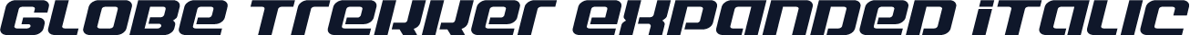 Globe Trekker Expanded Italic
