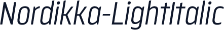 Nordikka-LightItalic