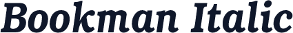 Bookman Italic