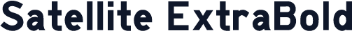 Satellite ExtraBold