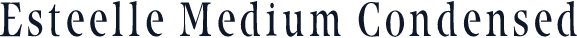 Esteelle Medium Condensed