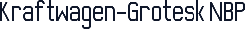 Kraftwagen-Grotesk NBP