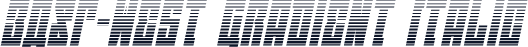 EAST-west Gradient Italic