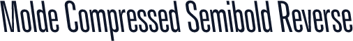 Molde Compressed Semibold Reverse