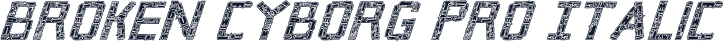 Broken Cyborg Pro Italic