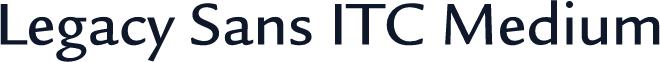 Legacy Sans ITC Medium