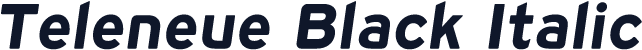 Teleneue Black Italic
