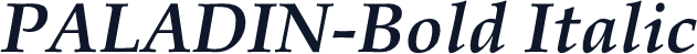 PALADIN-Bold Italic