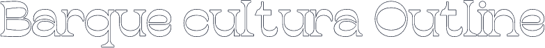 Barque cultura Outline