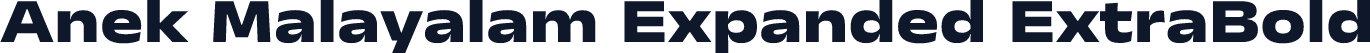 Anek Malayalam Expanded ExtraBold