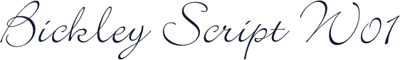 Bickley Script W01