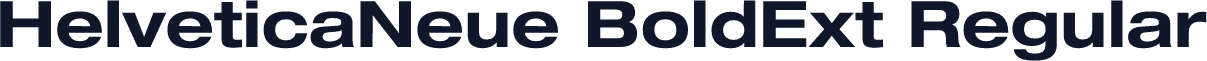 HelveticaNeue BoldExt Regular