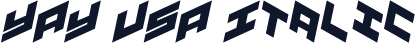 YAY USA Italic