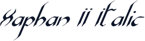 Xaphan II Italic