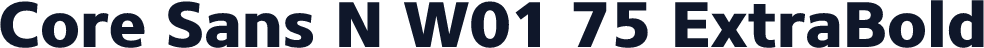 Core Sans N W01 75 ExtraBold